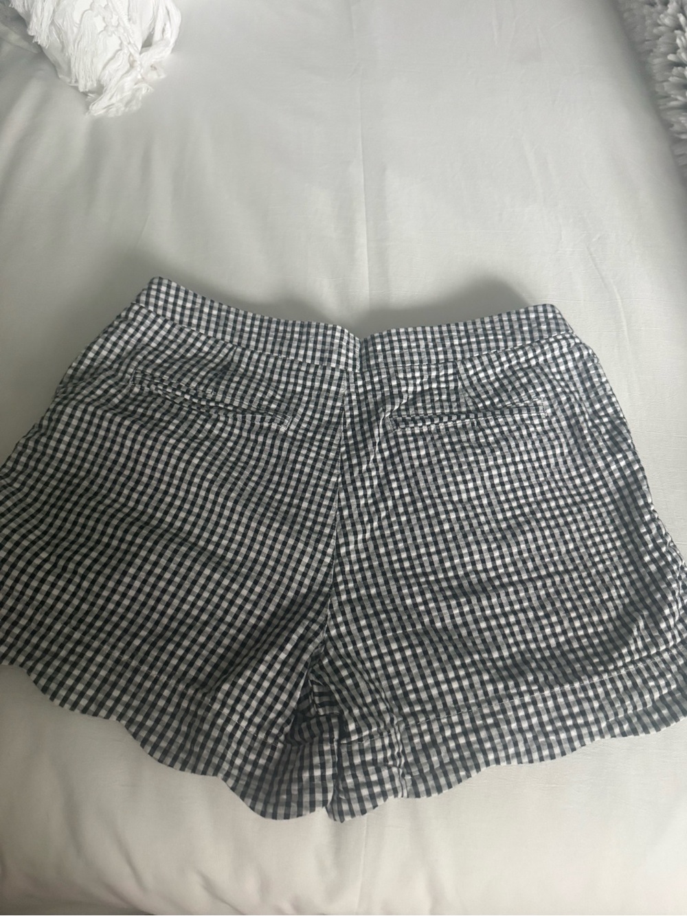 Cynthia Rowley Black & White Gingham Shorts size 2